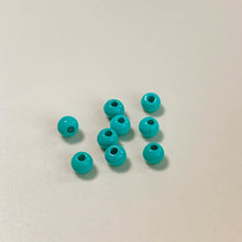 将图片加载到图库查看器,10pcs Solid Color Straight Hole Round Beads - Wholesale DIY Accessories
