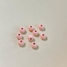 将图片加载到图库查看器,10pcs Solid Color Straight Hole Round Beads - Wholesale DIY Accessories