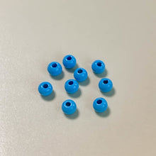 将图片加载到图库查看器,10pcs Solid Color Straight Hole Round Beads - Wholesale DIY Accessories