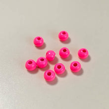 将图片加载到图库查看器,10pcs Solid Color Straight Hole Round Beads - Wholesale DIY Accessories
