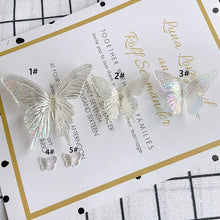 将图片加载到图库查看器,【10pcs】 Magical Transparent Butterfly-Wholesale DIY Accessories