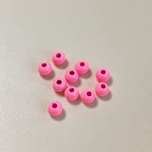 将图片加载到图库查看器,10pcs Solid Color Straight Hole Round Beads - Wholesale DIY Accessories