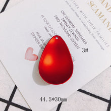 将图片加载到图库查看器,Acrylic Resin Plastic Red Frosted Eardrop Pendant Earring Accessories Supplies for Jewelry Making Components Diy Handmade 4pcs