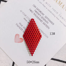 将图片加载到图库查看器,Acrylic Resin Plastic Red Frosted Eardrop Pendant Earring Accessories Supplies for Jewelry Making Components Diy Handmade 4pcs