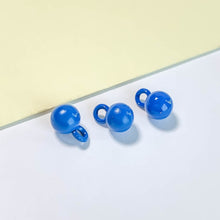将图片加载到图库查看器，10pcs Macaron-colored Round Bead Pendant with Holes - Wholesale DIY Accessories
