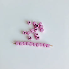 将图片加载到图库查看器，10pcs Macaron-colored Stoving Varnish Straight Hole Beads -Wholesale DIY Accessories
