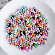 将图片加载到图库查看器，10pcs Colored Straight Hole Hearts -Wholesale DIY Accessories
