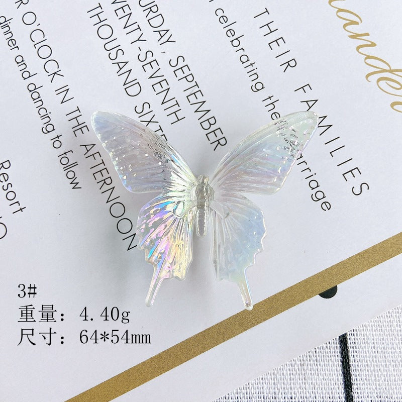 10pcs Magical Transparent Butterfly-Wholesale DIY Accessories
