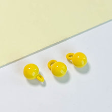 将图片加载到图库查看器，10pcs Macaron-colored Round Bead Pendant with Holes - Wholesale DIY Accessories
