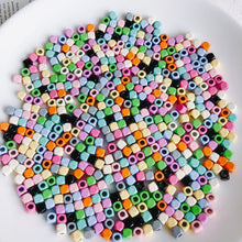 将图片加载到图库查看器，10pcs Macaron-colored Stoving Varnish Straight Hole Beads -Wholesale DIY Accessories

