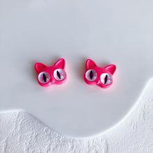 将图片加载到图库查看器，10pcs Lovely Cat &amp; Monster Straight Hole Beads - Wholesale DIY Accesories
