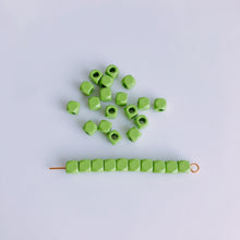 将图片加载到图库查看器，10pcs Macaron-colored Stoving Varnish Straight Hole Beads -Wholesale DIY Accessories
