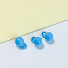 将图片加载到图库查看器，10pcs Macaron-colored Round Bead Pendant with Holes - Wholesale DIY Accessories
