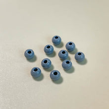 将图片加载到图库查看器，10pcs Solid Color Straight Hole Round Beads - Wholesale DIY Accessories
