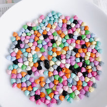 将图片加载到图库查看器，10pcs Colored Straight Hole Hearts -Wholesale DIY Accessories
