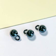 将图片加载到图库查看器，10pcs Macaron-colored Round Bead Pendant with Holes - Wholesale DIY Accessories
