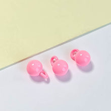 将图片加载到图库查看器，10pcs Macaron-colored Round Bead Pendant with Holes - Wholesale DIY Accessories
