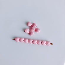 将图片加载到图库查看器，10pcs Colored Straight Hole Hearts -Wholesale DIY Accessories
