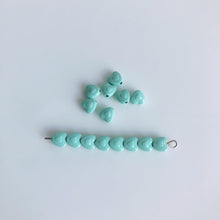 将图片加载到图库查看器，10pcs Colored Straight Hole Hearts -Wholesale DIY Accessories
