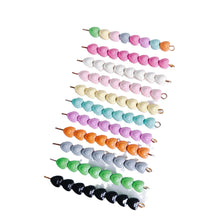 将图片加载到图库查看器，10pcs Colored Straight Hole Hearts -Wholesale DIY Accessories
