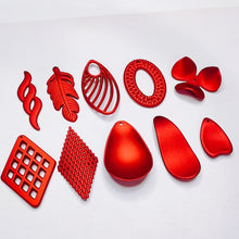 将图片加载到图库查看器，Acrylic Resin Plastic Red Frosted Eardrop Pendant Earring Accessories Supplies for Jewelry Making Components Diy Handmade 4pcs
