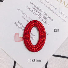 将图片加载到图库查看器，Acrylic Resin Plastic Red Frosted Eardrop Pendant Earring Accessories Supplies for Jewelry Making Components Diy Handmade 4pcs
