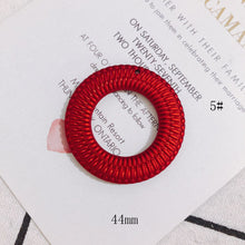 将图片加载到图库查看器，Acrylic Resin Plastic Red Frosted Eardrop Pendant Earring Accessories Supplies for Jewelry Making Components Diy Handmade 4pcs
